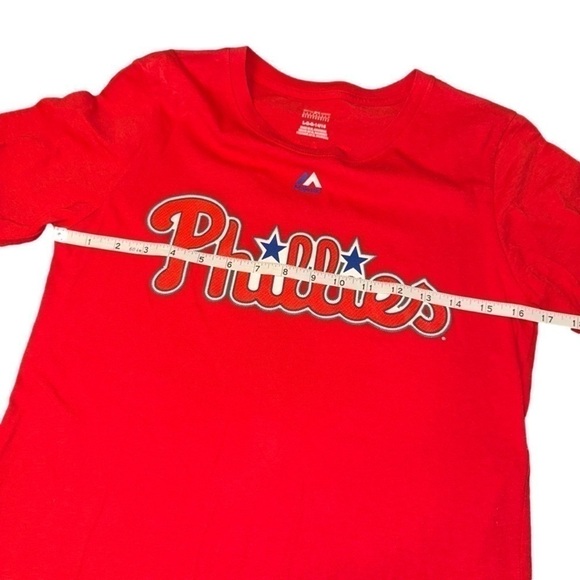 PHILLIES Rhys Hoskins Tee Youth L Large - Picture 5 of 7